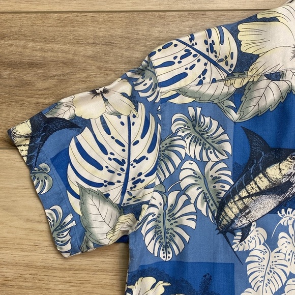 Guy Harvey Silk Hawaiian Shirt‎ - Picture 10 of 16